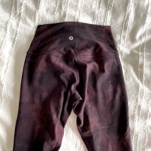 Diamond dye align Lululemon pants